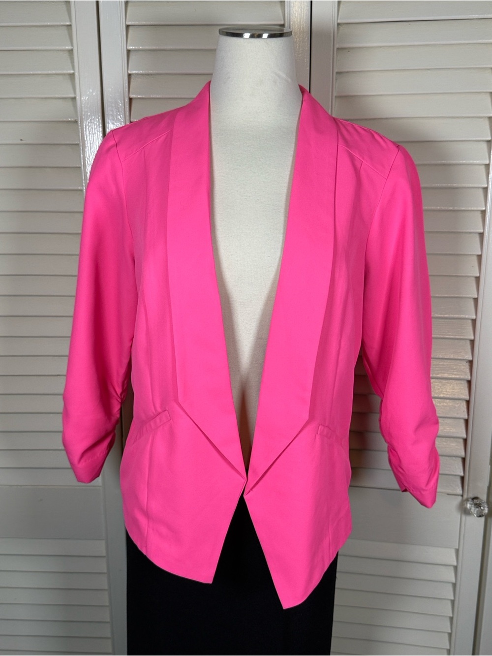 Charlotte Russe Hot Pink Open Front Blazer XL